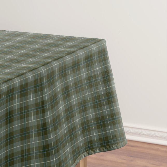 Clan Douglas Loden Green Reproduction Tartan Tischdecke (Beispiel)