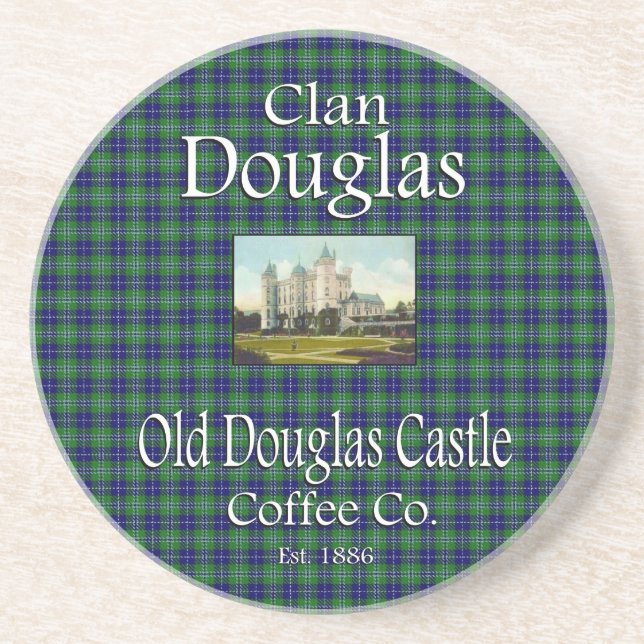 Clan Douglas Old Douglas Castle Coffee Co. Unterse Untersetzer (Vorne)