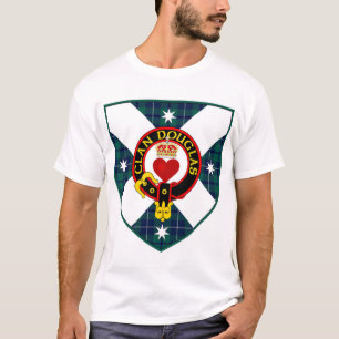 Clan-Douglas-Schild-T-Shirt T-Shirt