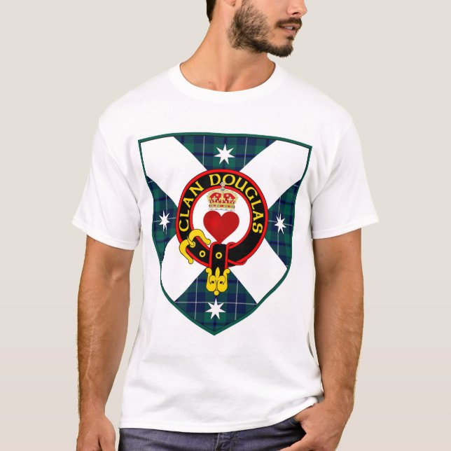 Clan-Douglas-Schild-T-Shirt T-Shirt (Vorderseite)