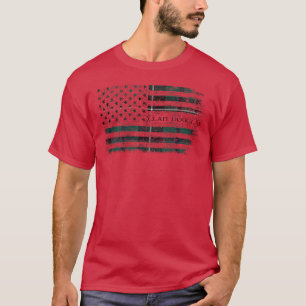 Clan Douglas Scottish tartan, USA Flaggenkilometer T-Shirt