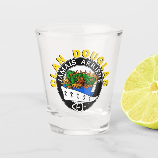 Clan Douglas Shot Glass Schnapsglas (Vorderseite)