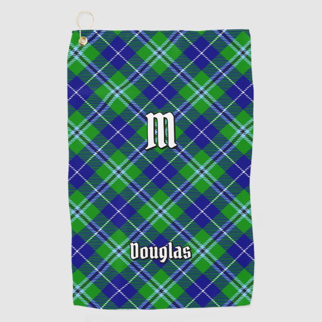 Clan Douglas Tartan Golfhandtuch (Vorderseite)