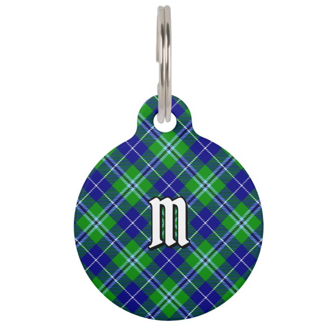 Clan Douglas Tartan Haustiermarke (Vorderseite)