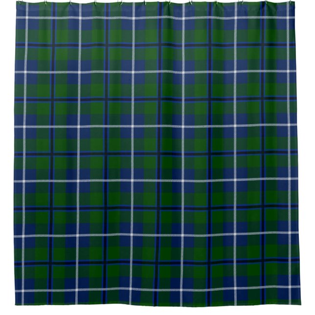 Clan Douglas Tartan Kariert Duschvorhang (Vorderseite)