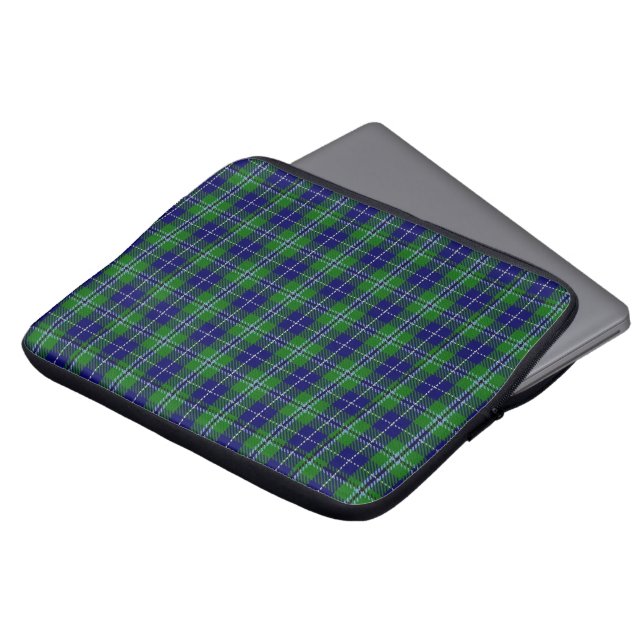 Clan Douglas Tartan Kariert Laptop Cover (Vorne Oben)