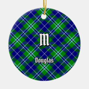 Clan Douglas Tartan Keramik Ornament