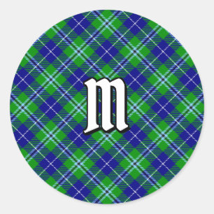 Clan Douglas Tartan Runder Aufkleber