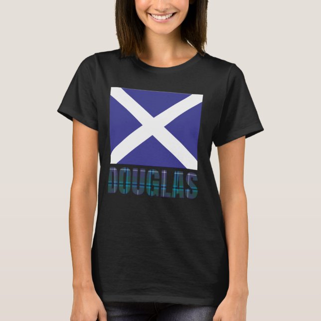 Clan Douglas Tartan Scottish Family Name Scotland T-Shirt (Vorderseite)