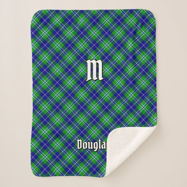 Clan Douglas Tartan Sherpadecke (Vorderseite)