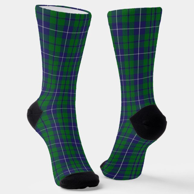 Clan Douglas Tartan Socken (Gewinkelt)