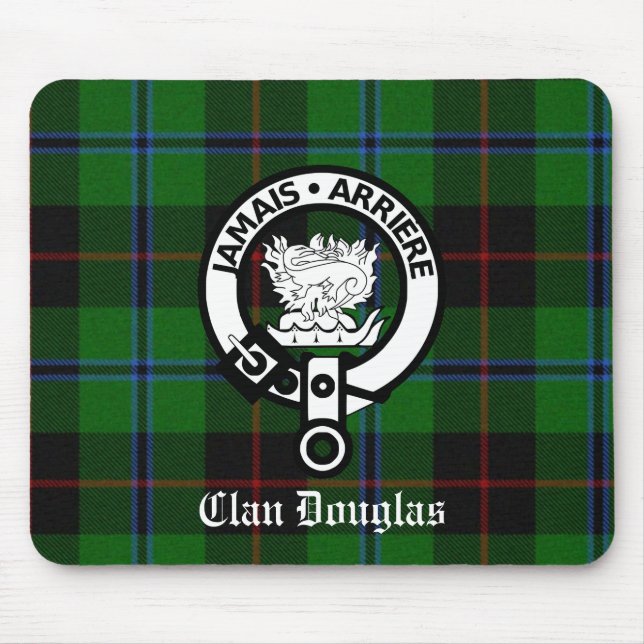 Clan Douglas Tartan Wappen Mousepad (Vorne)