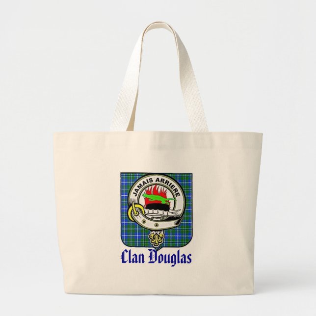 , Clan-Douglas-Tasche es aller Jumbo Stoffbeutel (Vorne)