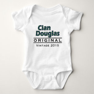 Clan Douglas Vintag individualisieren Ihr Geburtst Baby Strampler