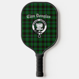 Clan Douglas Wappen Abzeichen & Tartan Pickleball Schläger