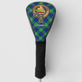 Clan Douglas Wappen über Tartan Golf Headcover