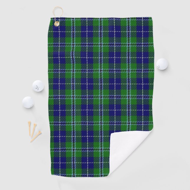 Clan-DouglasScottishTartan Golfhandtuch (Insitu)