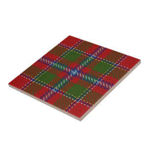 Clan Drummond schottischer Ausdruck-RotTartan Fliese