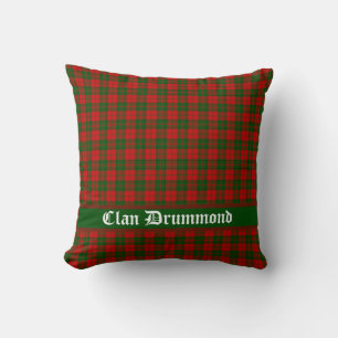 Clan Drummond Tartan anpassbar  Kissen