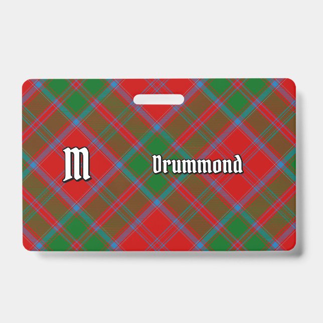 Clan Drummond Tartan Ausweis (Vorderseite)