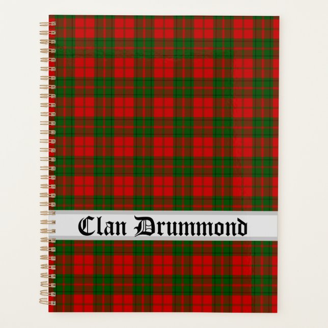 Clan Drummond Tartan individuell anpassbar Planer (Vorderseite)