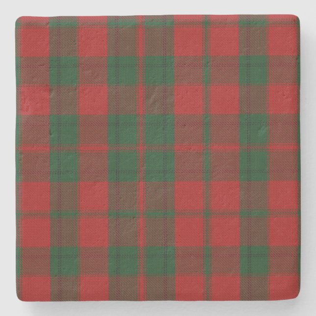 Clan Drummond Tartan Kariert Stone Untersetzer (Vorderseite)