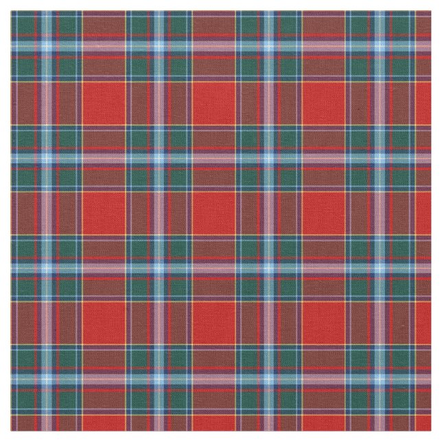 Clan Drummond Tartan Stoff (Nahaufnahme)