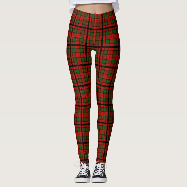 Clan Dunbar Tartan Leggings (Vorderseite)