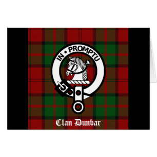 Clan Dunbar Tartan & Wappen Abzeichen