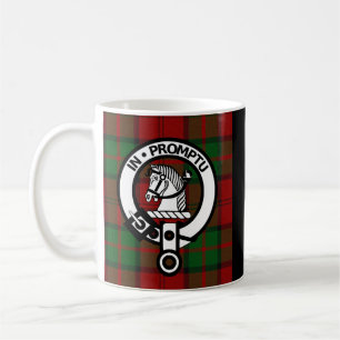 Clan Dunbar Tartan & Wappen Abzeichen Tasse