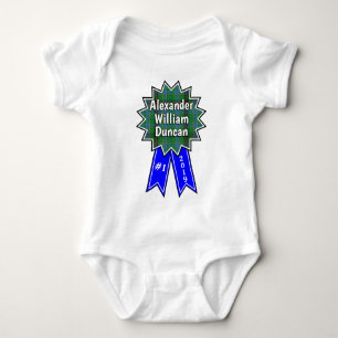 Clan Duncan #1 Award Blue Ribbon Baby Strampler
