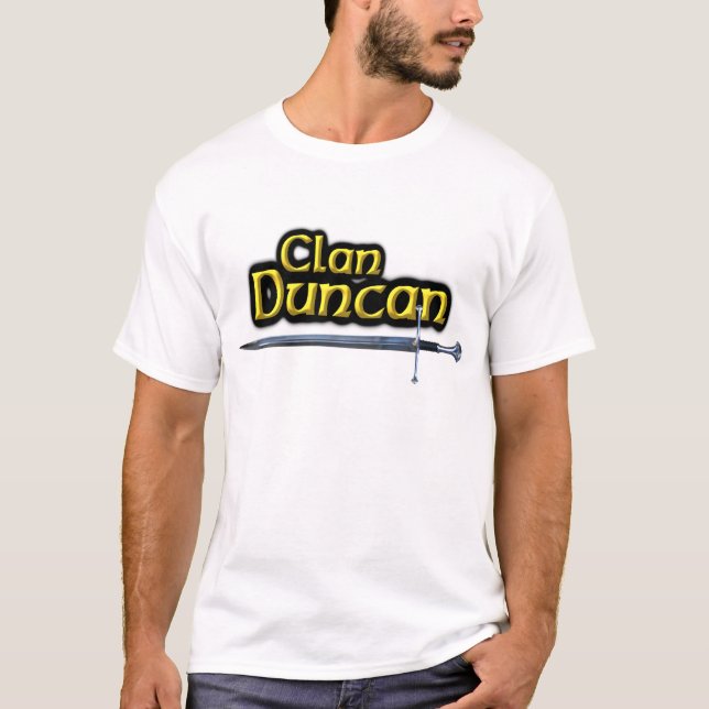 Clan Duncan Inspirierte Schottisch T-Shirt (Vorderseite)