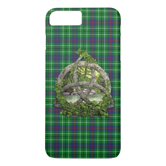 Clan Duncan Tartan Celtic Trinity Case-Mate iPhone Hülle (Rückseite)