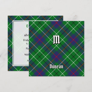 Clan-Duncan-Tartan Einladung