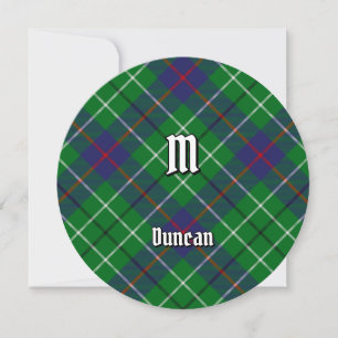 Clan Duncan Tartan Einladung
