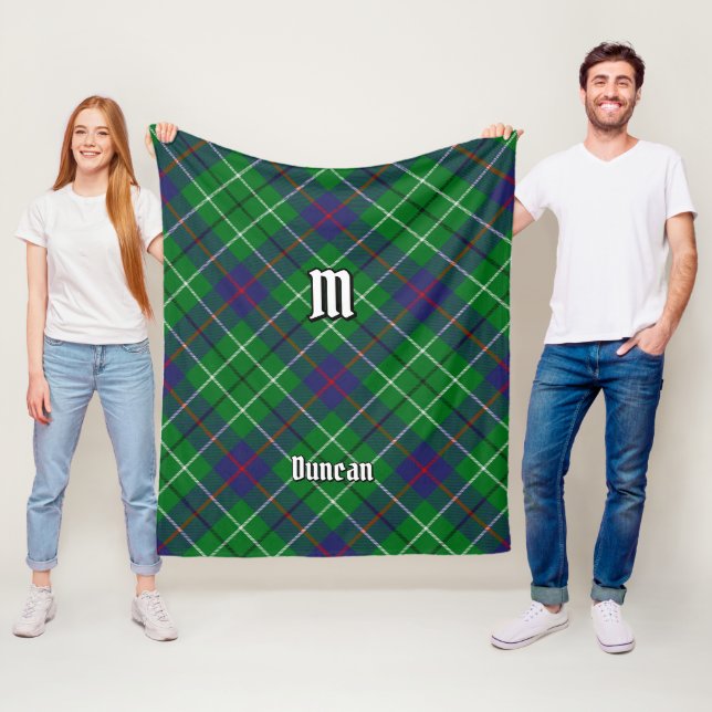 Clan Duncan Tartan Fleecedecke (Beispiel)