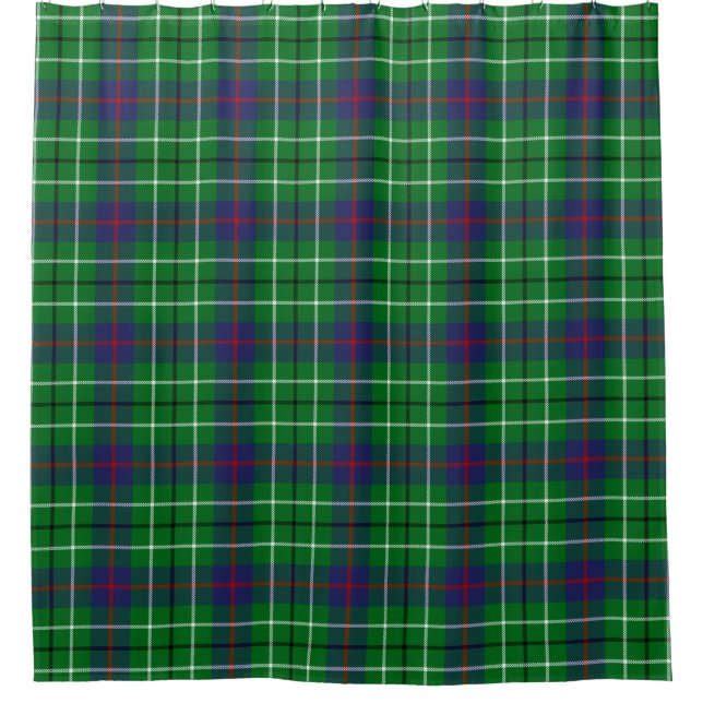 Clan Duncan Tartan Kariert Duschvorhang (Vorderseite)