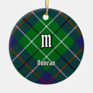 Clan Duncan Tartan Keramik Ornament