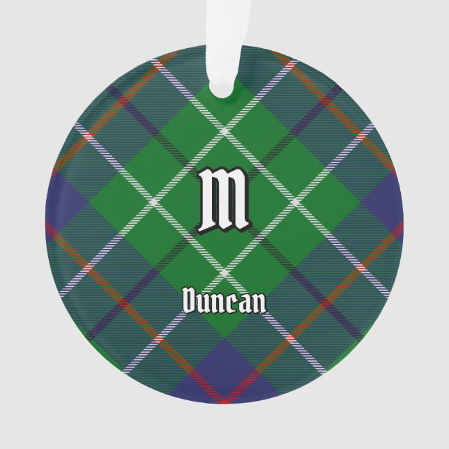 Clan Duncan Tartan Ornament (Vorderseite)