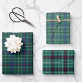 Clan Duncan Tartan Variationen Geschenkpapier Set