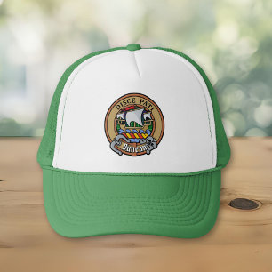 Clan Duncan-Wappen über Tartan Truckerkappe