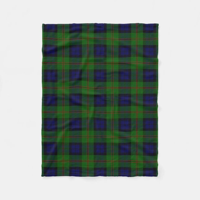 Clan Dundas Tartan Kariert Fleecedecke (Vorderseite)
