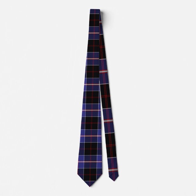 Clan Dunlap Tartan Krawatte (Vorderseite)