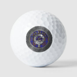 Clan Eliott Wappen & Tartan Knot Golfball