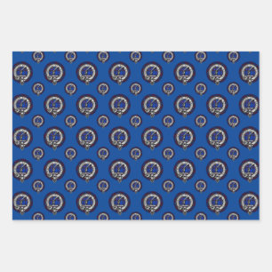 Clan Elliot Abzeichen, Border Reiver Holiday, Scho Geschenkpapier Set