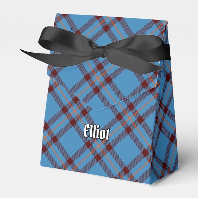 Clan Elliot Ancient Tartan Favor Box Geschenkschachtel (Vorderseite)