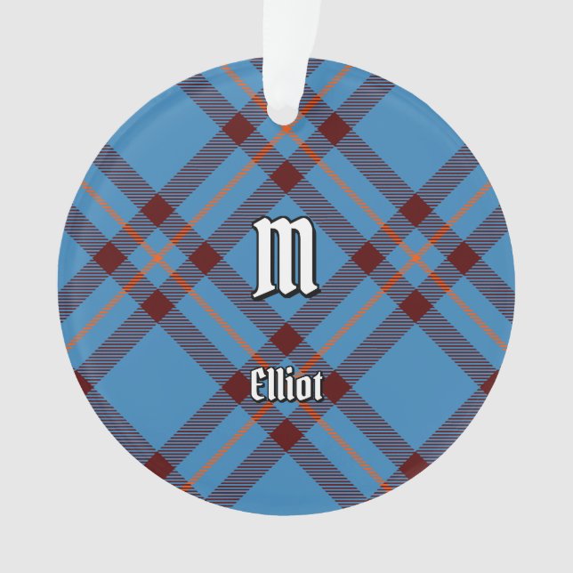 Clan Elliot Ancient Tartan Ornament (Vorderseite)
