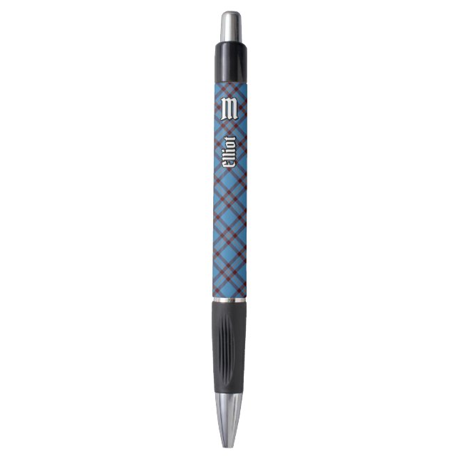 Clan Elliot Ancient Tartan Pen Kugelschreiber (Vorderseite Vertikal)