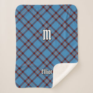 Clan Elliot Ancient Tartan Sherpa Blanket Sherpadecke