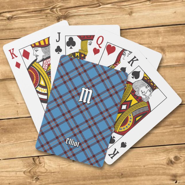 Clan Elliot Ancient Tartan Spielkarten (Von Creator hochgeladen)